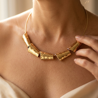 Gothic Heavy Metal Geometric Necklace