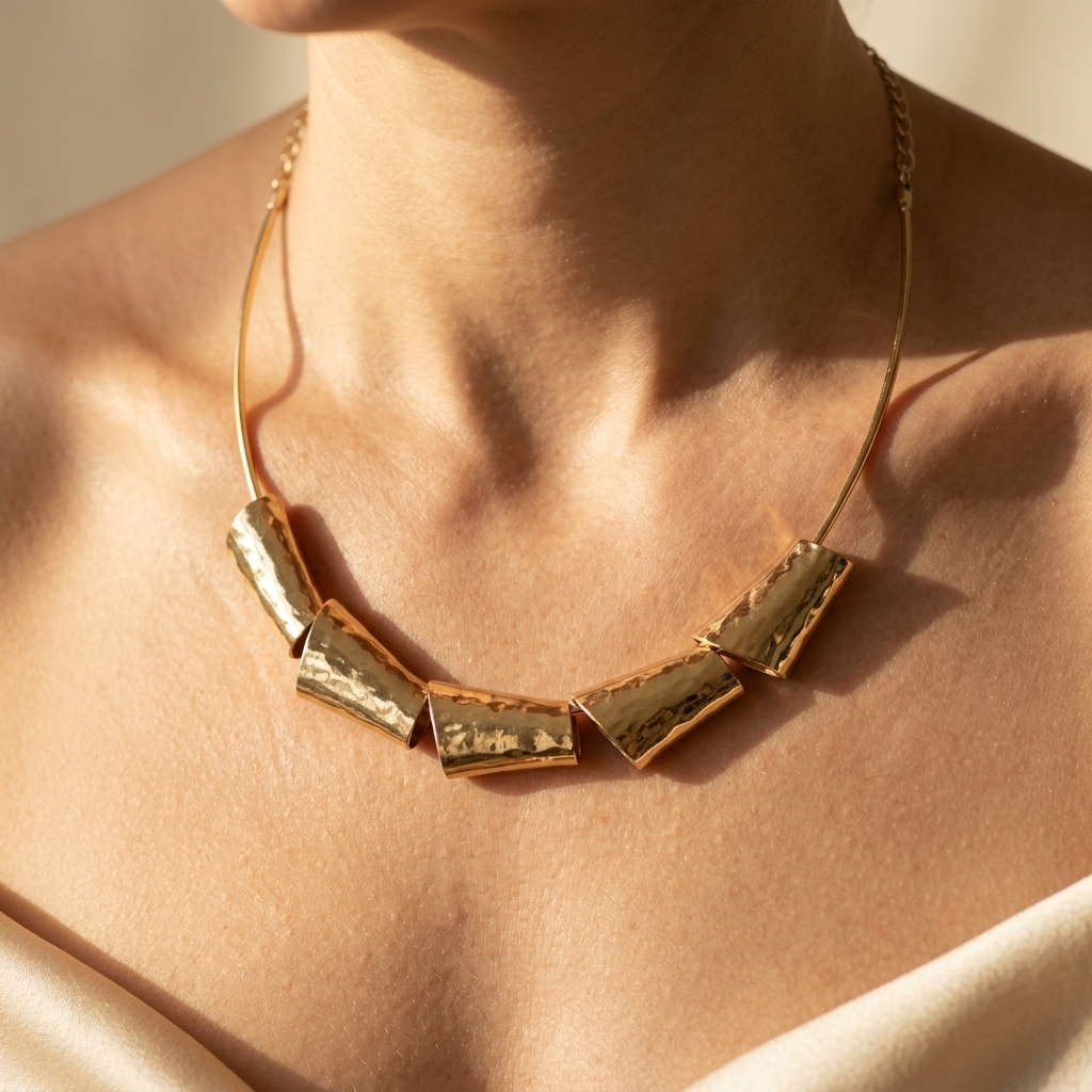 Gothic Heavy Metal Geometric Necklace