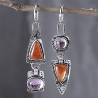 Elegant Rhinestone & Silver Plated Statement Earrings