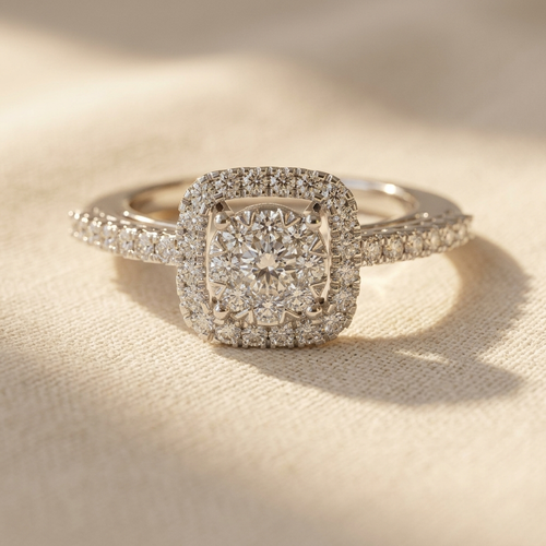 1Pc Elegant Vintage Inspired Square Cubic Zirconia Ring For Women Luxurious Fashion Accessory Engagements Weddings And Birthday Gifts