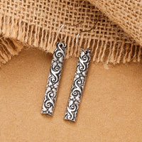 Vintage Boho Bar Pendant Earrings