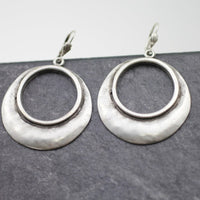 Bohemian Large Open Circle Tribal Style Hoop Earrings
