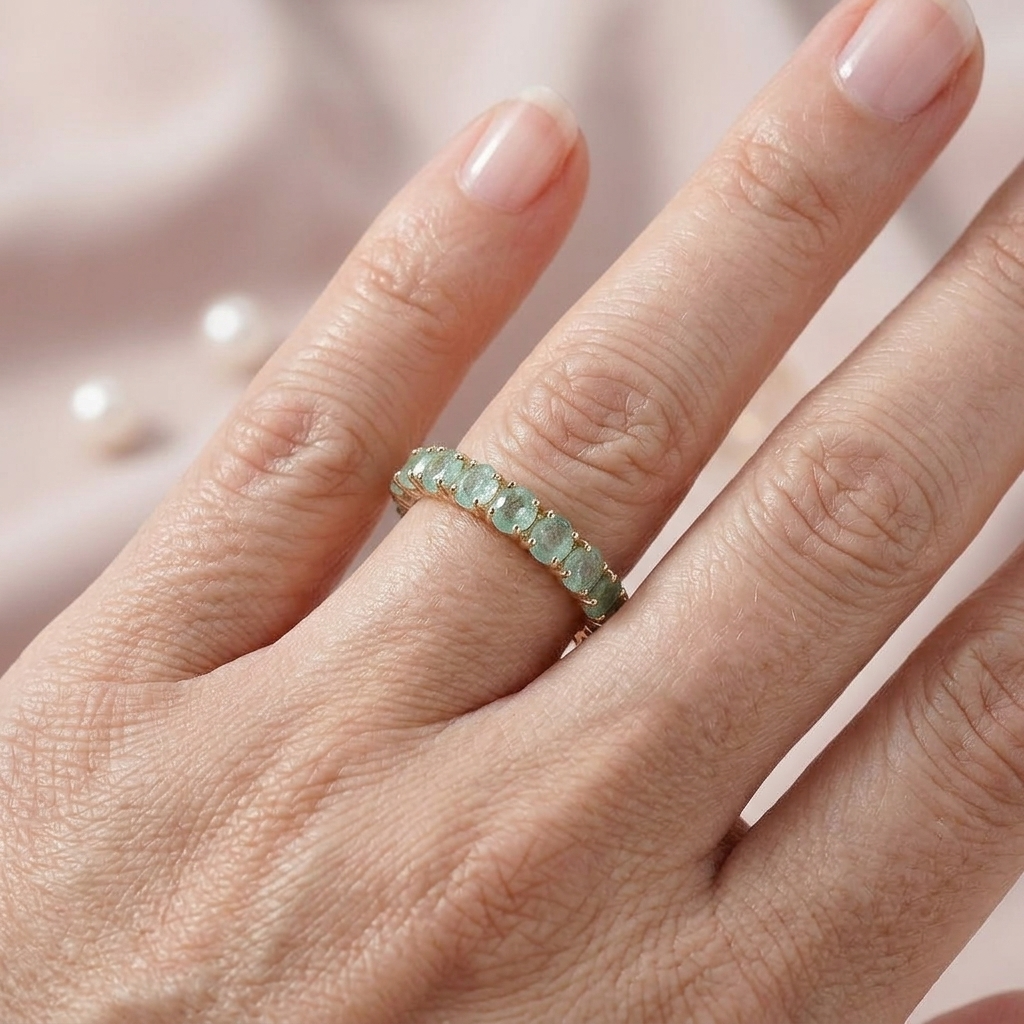 Nl/ Ronde Geslepen Synthetische Zirkonia Cirkelring Voor Dames Luxe Kc Trouwring Beloftering Sieraden Valentijnsdagcadeaus