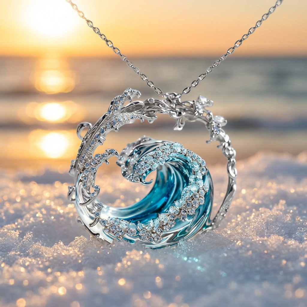 Ocean's Oath Silver Necklace