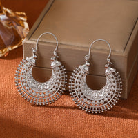 Vintage Ethnic Style Multi-Layer Hollow Earrings
