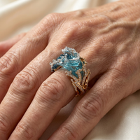 Ocean's Oath Gold Ring