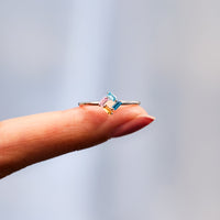 Personalized Baguette Birthstones Ring