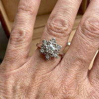 Elegant Minimalist Micro Paved Round Zirconia Ring