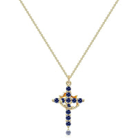 The Eternal Cross & Crown Necklace