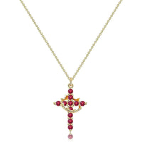 The Eternal Cross & Crown Necklace