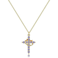 The Eternal Cross & Crown Necklace