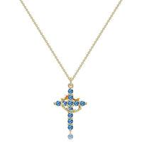 The Eternal Cross & Crown Necklace