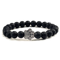Bracelet with beaded paws