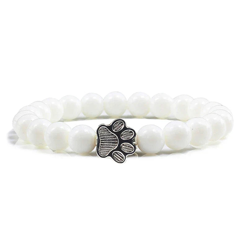 Bracelet with beaded paws