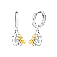 Lydia – Adjustable Cat Embrace Earrings