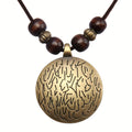 Brown Beads Bronze Stripes