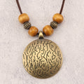 Light Beads Bronze Stripes