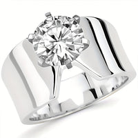 Bohemian Cubic Zirconia Wide Band Ring