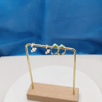Vintage Turtle Earrings with Synthetic Turquoise