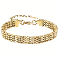 Gold Elegant Mesh Bracelet