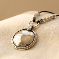 Silver Tribal Medallion Necklace
