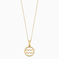 Zodiac sign necklace