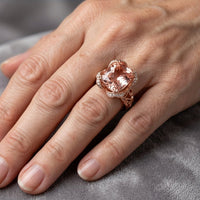 Vintage Kc Four Prong Oval Birthstone Wedding Ring