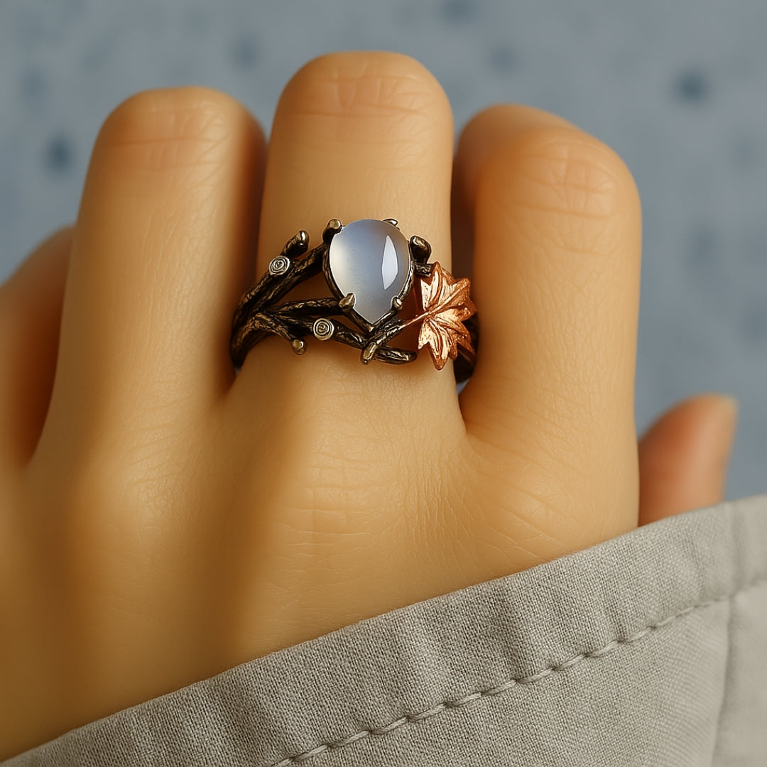 Nature Moonstone Ring