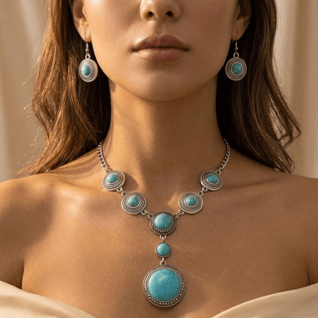 Vintage Bohemian Style Jewelry Set