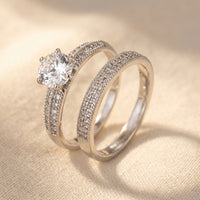 Luxury Gold Plated Zirconia Band Ring