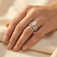 Luxury Gold Plated Zirconia Band Ring