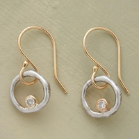 Retro Gold & Silver Earrings