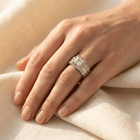 Elegant Cubic Zirconia Copper Engagement Ring