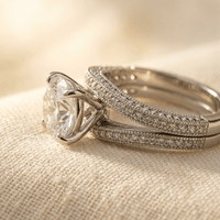 Retro Luxury Zirconia Inlay Wedding Ring