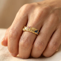 Vintage Gold Filigree Gemstone Ring