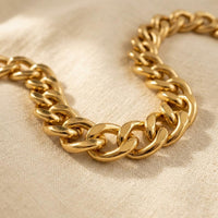 Chunky Golden Bead Layered Statement Necklace