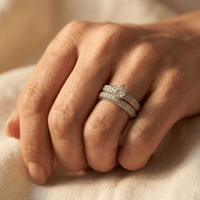 Retro Luxury Zirconia Inlay Wedding Ring