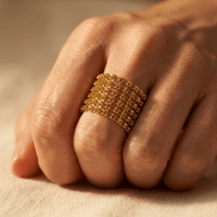 Exquisite Silver Mens Wedding Ring