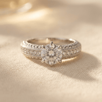 Retro Luxury Zirconia Inlay Wedding Ring
