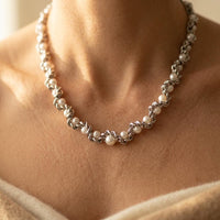 Hip Hop Pearl Chunky Chain Necklace