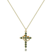 The Eternal Cross & Crown Necklace