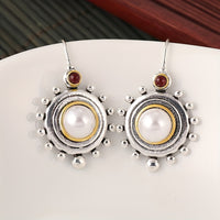 Vintage Pearl Statement Stud Earrings