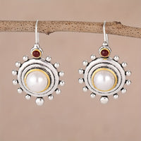 Vintage Pearl Statement Stud Earrings